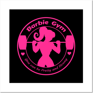 Gym fitness girl doll Posters and Art